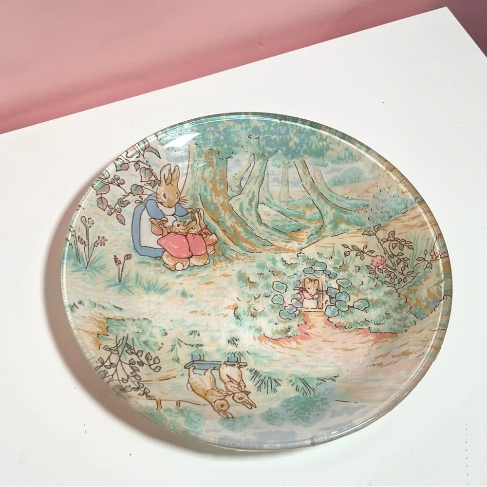 Vintage retro Peter rabbit Beatrix potter plate